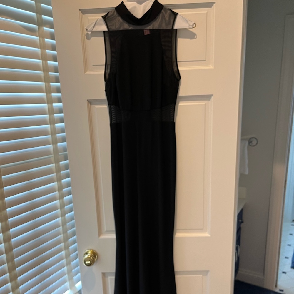 Womens black maxi dress